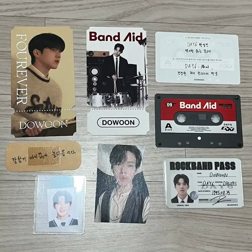 데이식스 윤도운 포카 특전시그 등 일괄