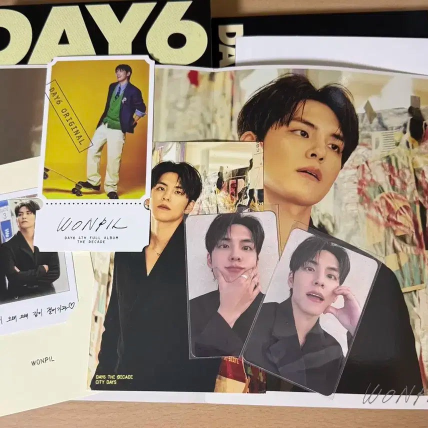 (원필) day6 데이식스 The Decade 앨범 시티 버전 원필 포카