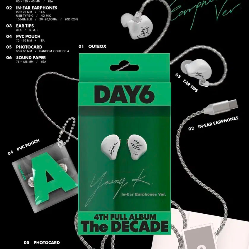 DAY6 The Decade 데이식스 인이어반 영케이 미개봉