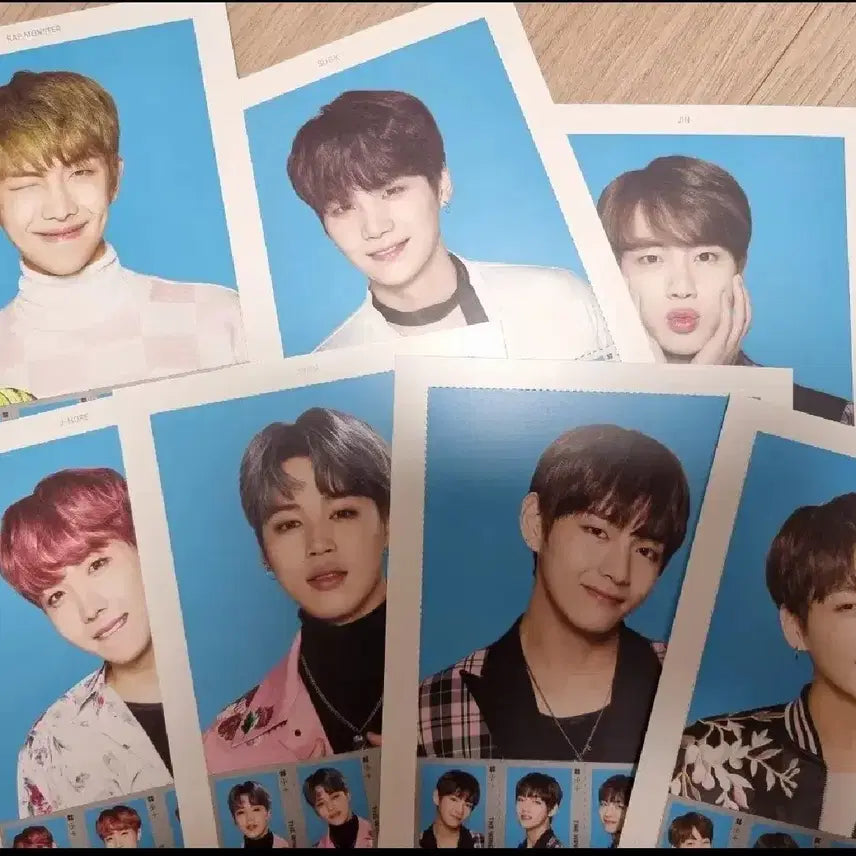 bts 방탄소년단 윙즈투어 머치 스티커 노트 , 스탬프씰 세트