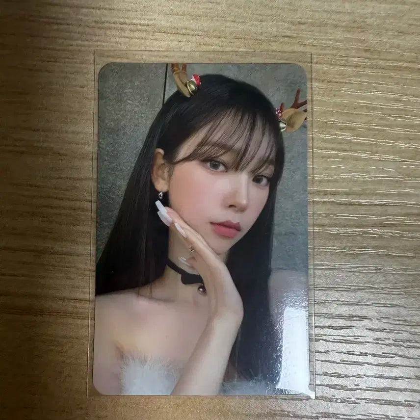 핑크 크리스마스 카리나 포토카드 팝니다