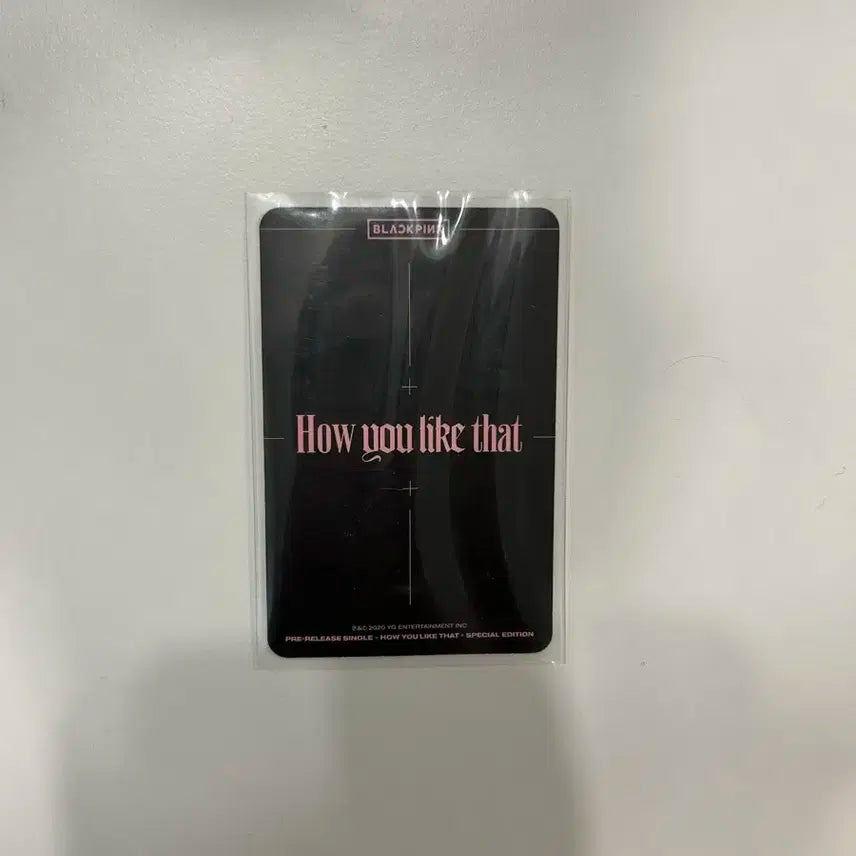 블랙핑크 지수 포카