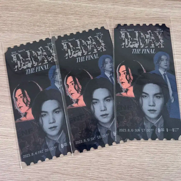 방탄소년단 BTS SUGA 슈가 디데이콘 랜야드, 포카, 오리지널 티켓