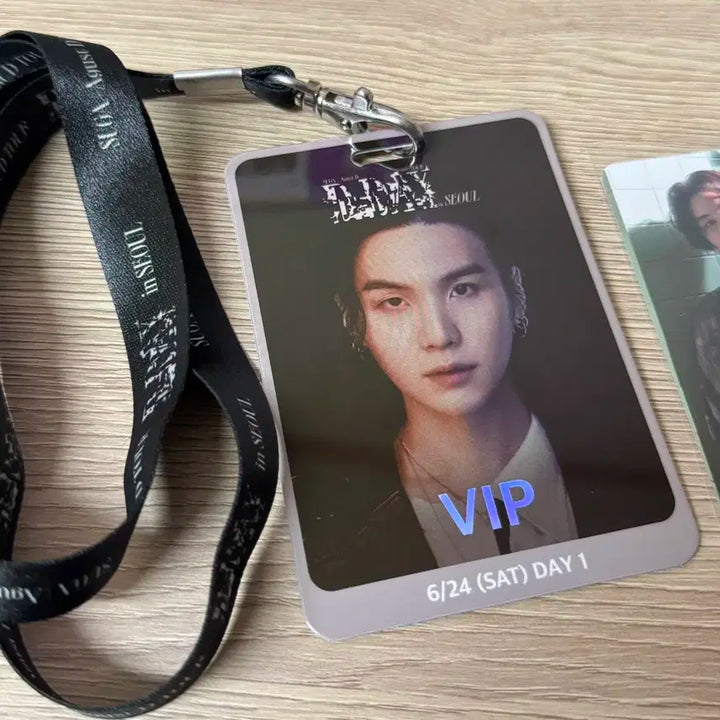방탄소년단 BTS SUGA 슈가 디데이콘 랜야드, 포카, 오리지널 티켓