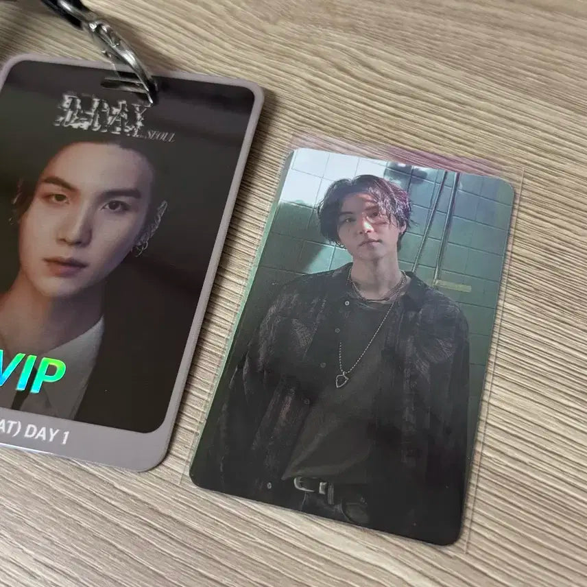 방탄소년단 BTS SUGA 슈가 디데이콘 랜야드, 포카, 오리지널 티켓