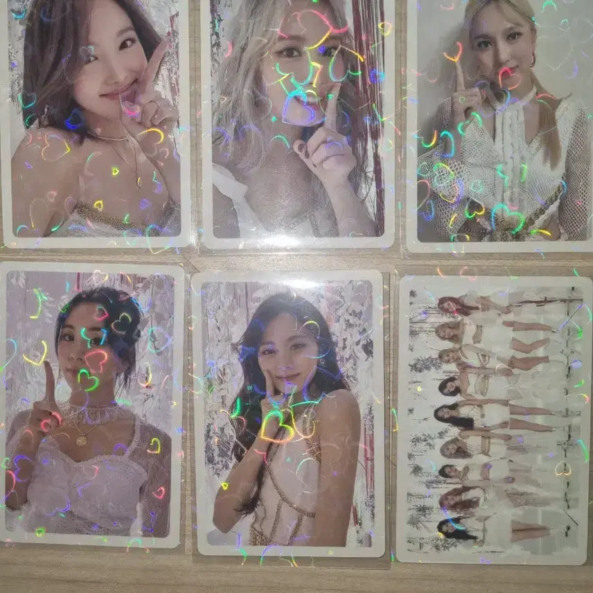 트와이스 More&More 포토카드 6종
