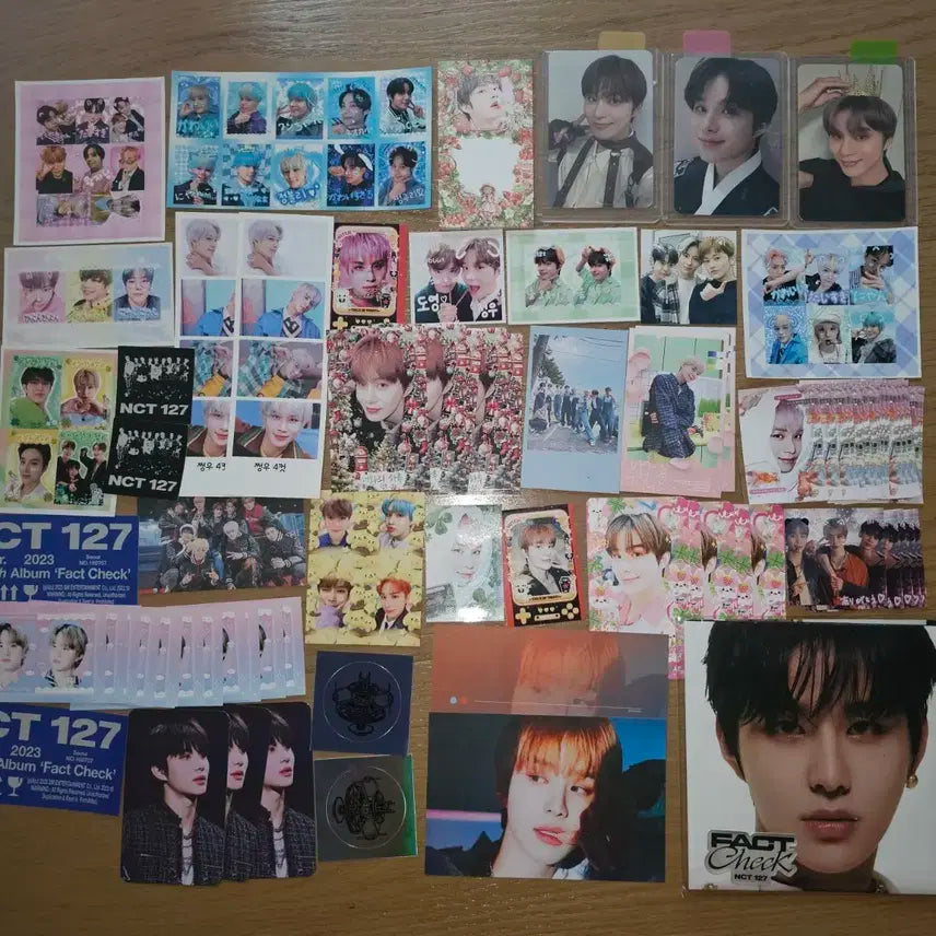 NCT 127 엔시티 정우 일괄 앨범 Fact Check 비공굿 미개봉