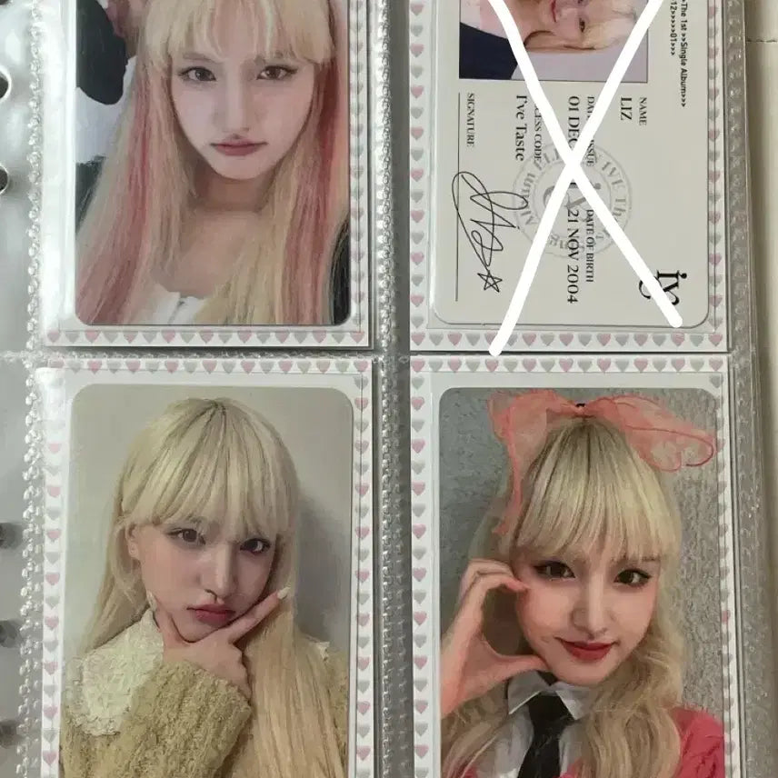 일택 무배+덤 2만원어치)아이브 리즈 포카 13장 일괄 양도합니다