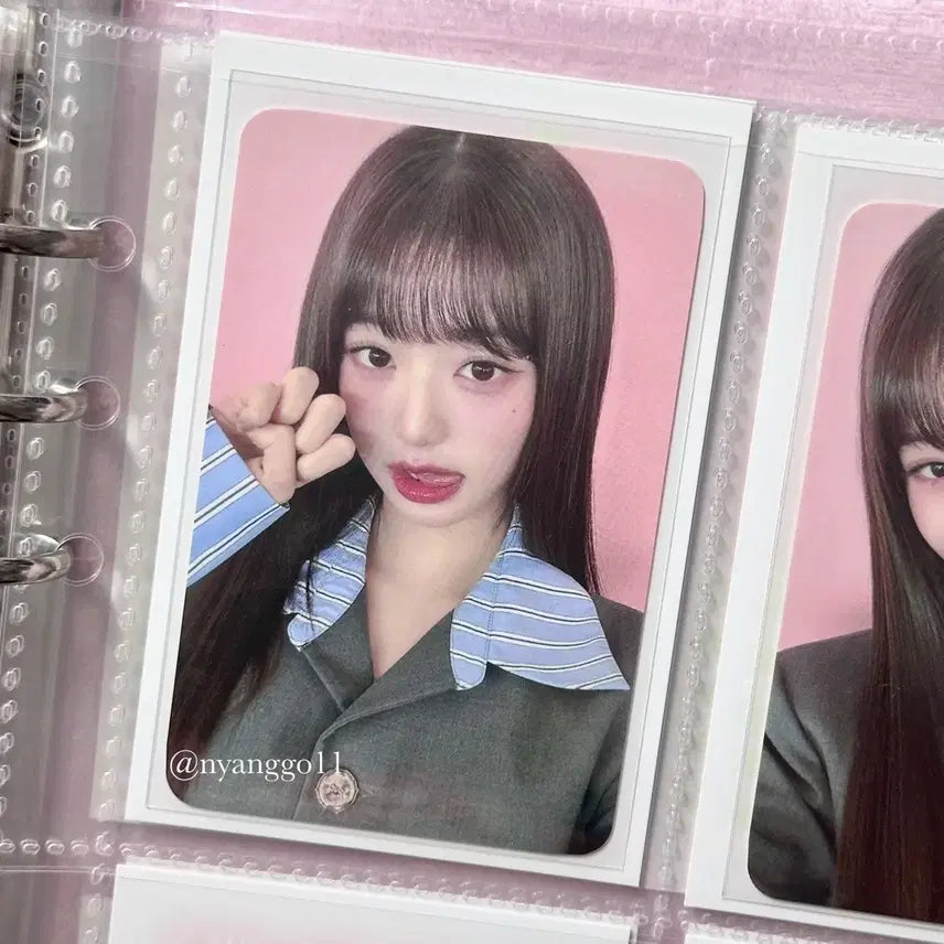 아이브 매거진 팬미팅 포토카드 홀더 원영