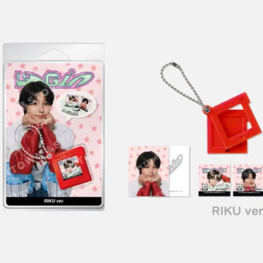 미개봉) 엔시티위시 로그인 게임팩 키링 리쿠