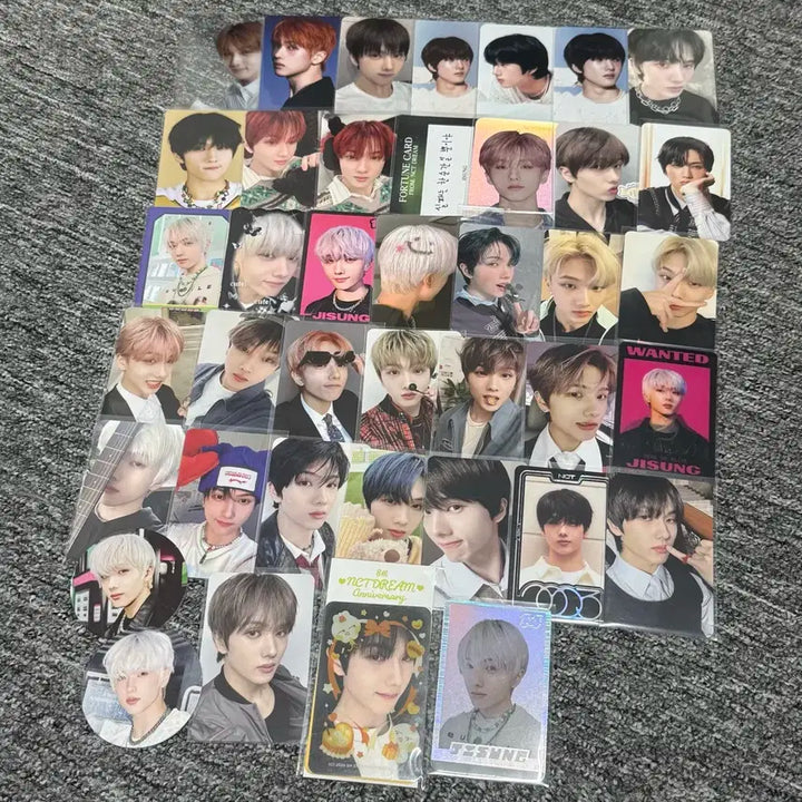 엔시티드림 지성 포카 38장 일괄 판매