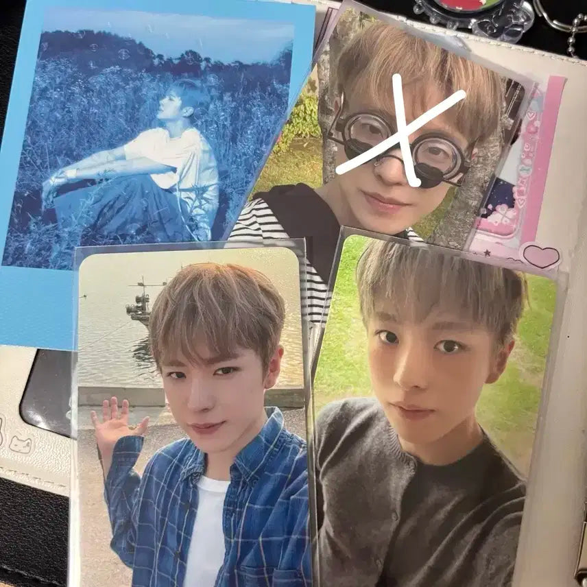 엔시티위시 유우시 포카 color 포카 워터 키링 물안경