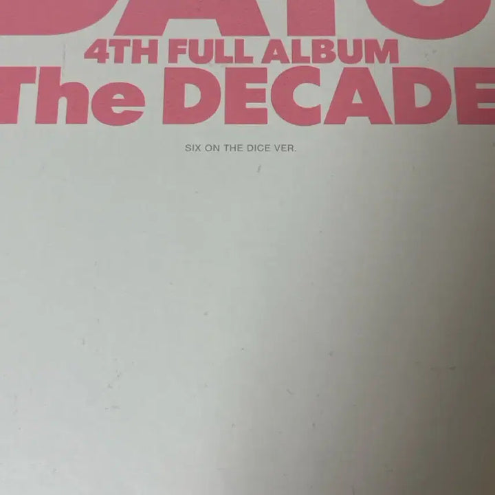 데이식스 the decade 앨범 성진 풀박 네컷 포카 엽서 포스터 등