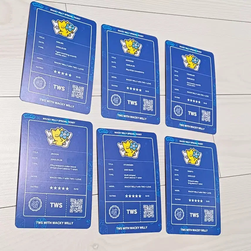 투어스 와키윌리 포카 일괄