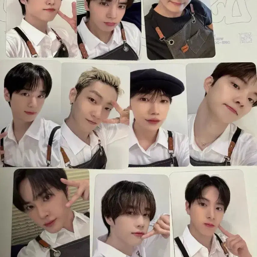 더보이즈 헬로라이브 미공포 커피 포카 특전 세트 theboyz