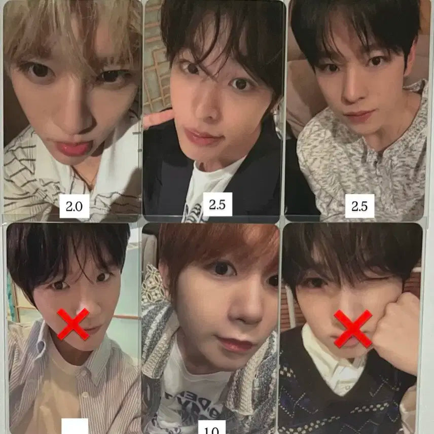 시온/리쿠/유우시/재희/료)엔시티위시 컬러 스타리버 포토북 특전 포카분철