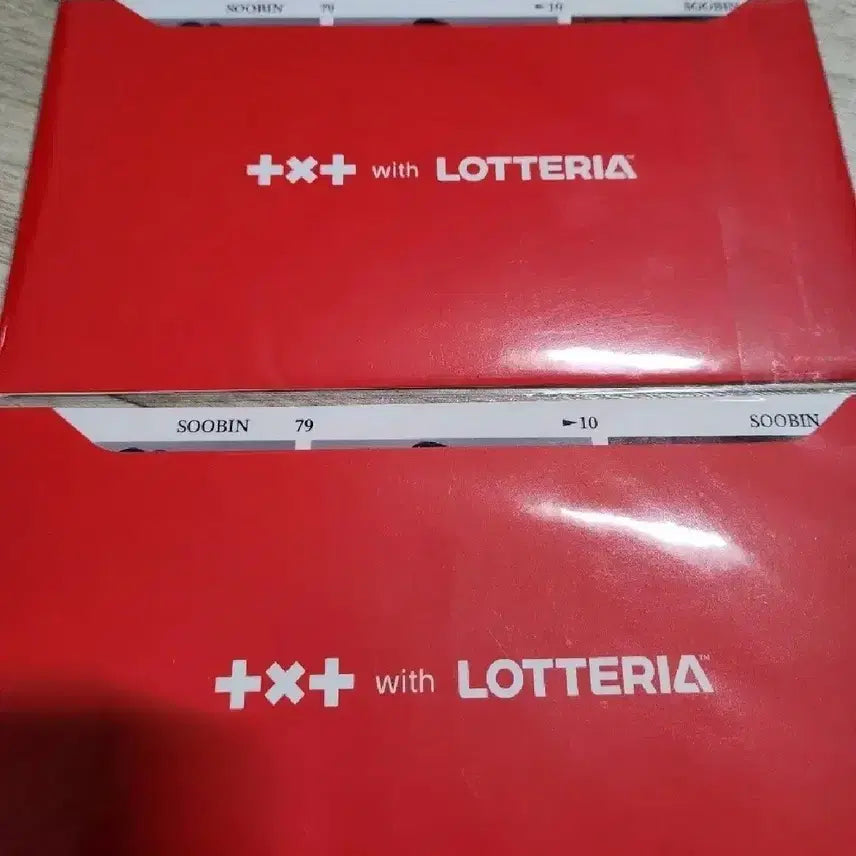 투바투 롯데리아 포토카드 2개