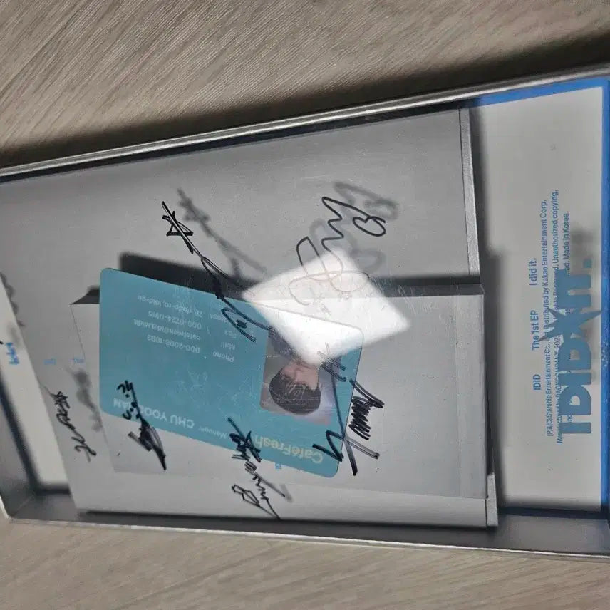 IDID 아이딧 스타쉽 보이그룹 싸인 멘트 미개봉 앨범