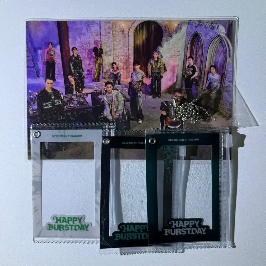 세븐틴 5집 포토카드 홀더 위버스 특전