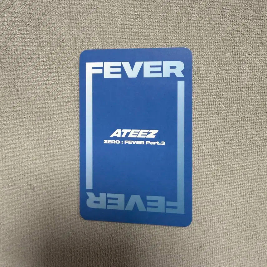 에이티즈 최산 피버 파트3 데자부 케타 특전 포카 포토카드