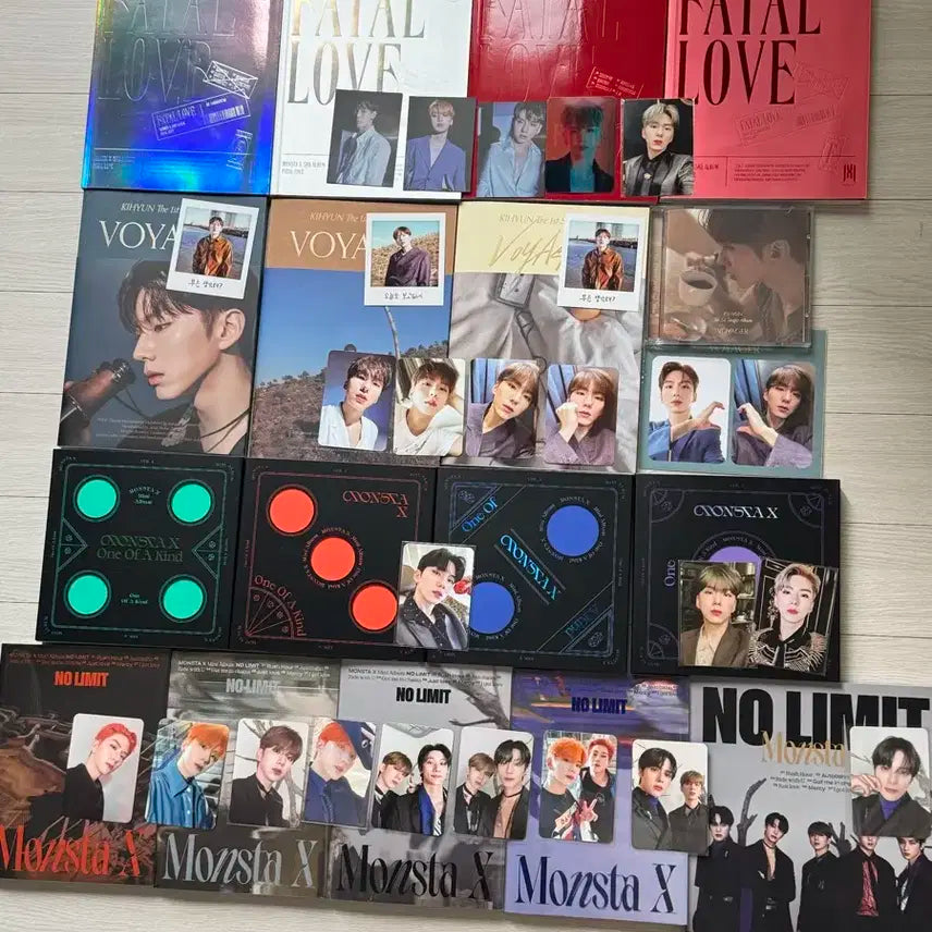 몬스타엑스 앨범 기현 보이저 포카 및 특전