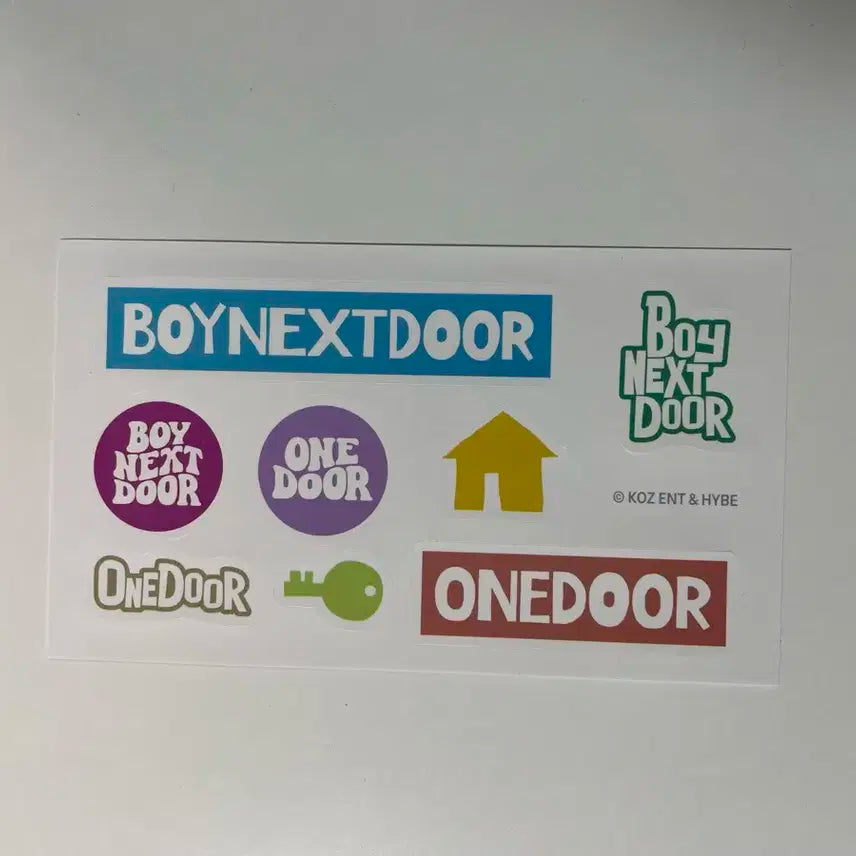 보넥도 한정 스티커 응원봉 특전 양도 보이넥스트도어 boynextdoor