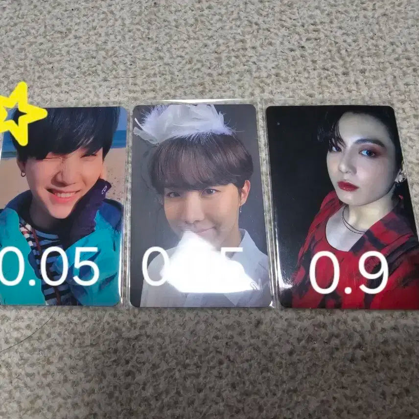 방탄소년단 포카 판매합니다 슈가제이홉정국