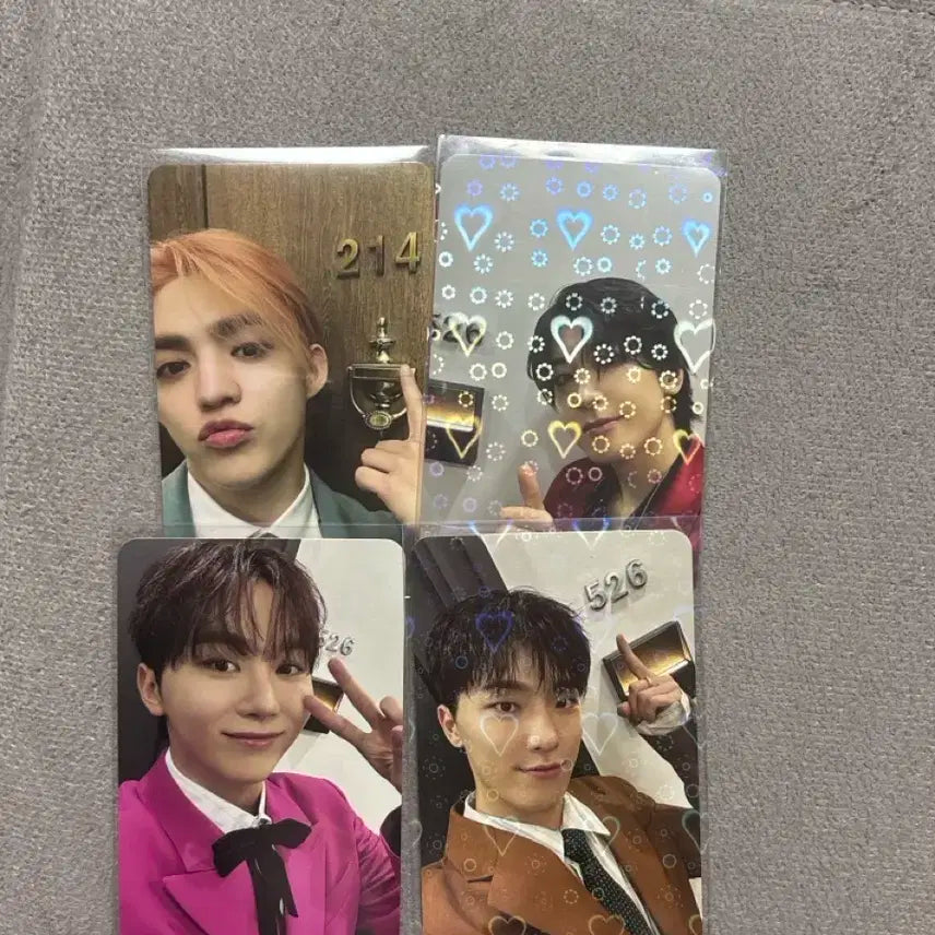 세븐틴 스필더필스 캐럿반 포카 4장일괄