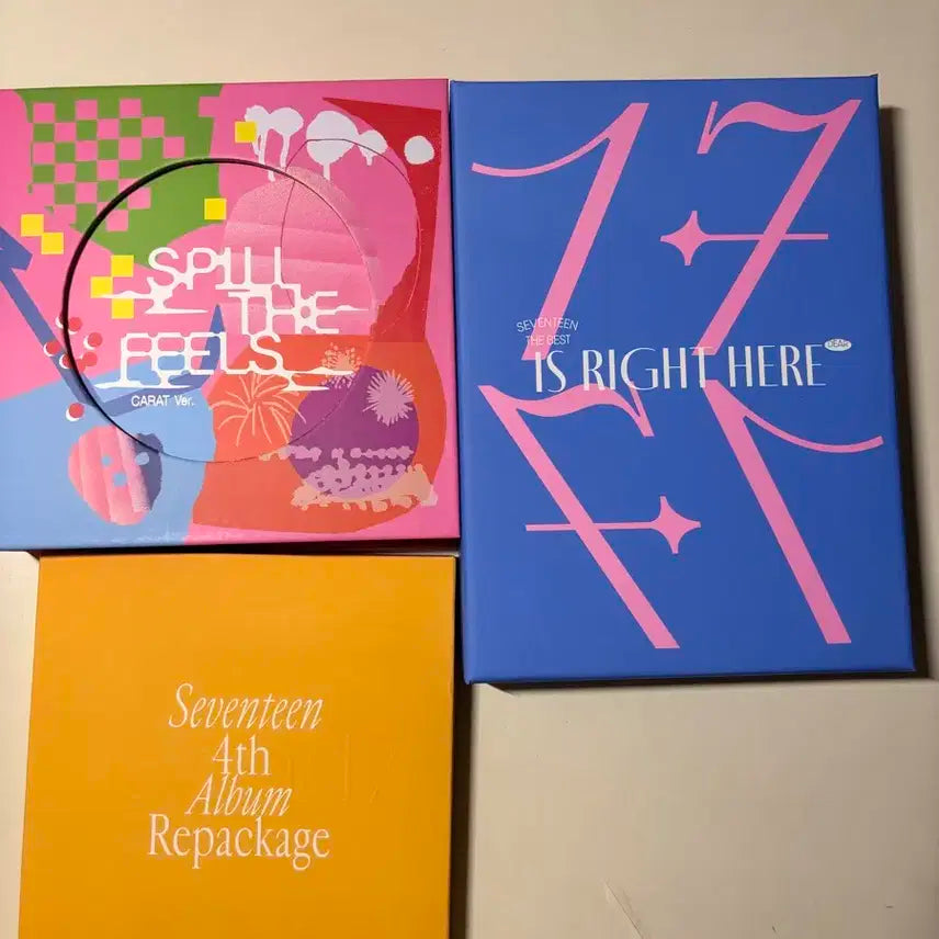 세븐틴 일괄 양도 뒤에 앨범도 있습니다!