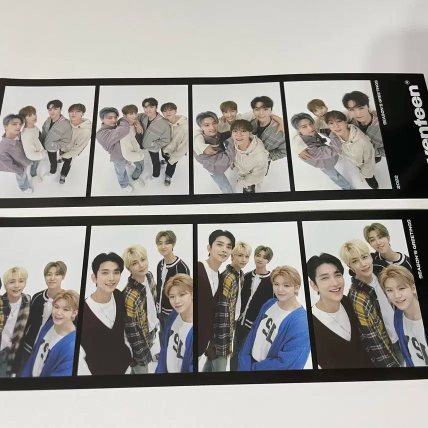 세븐틴 2022 시즌 그리팅 네 컷 포토