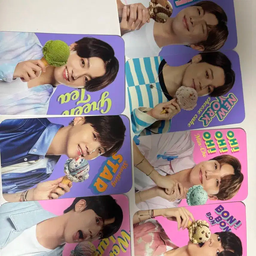 방탄 방탄소년단 베라 배라 배스킨라빈스 베스킨라빈스 포카