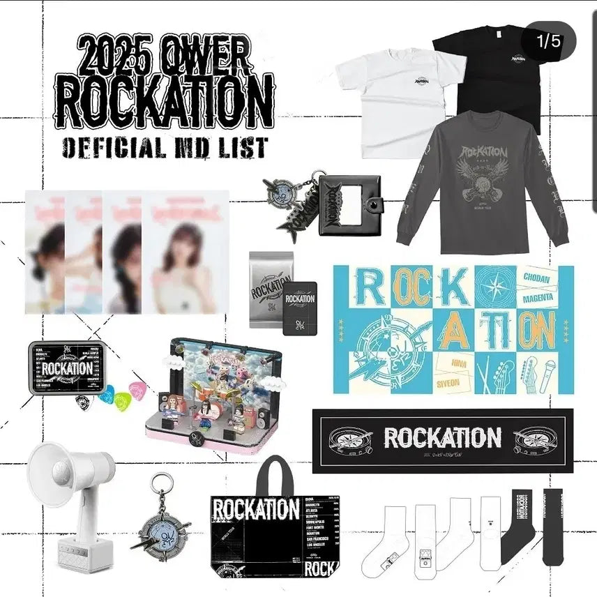 QWER 콘서트 MD 포토카드+바인더