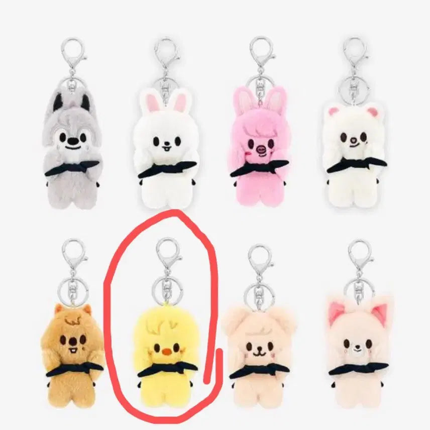 스키주 뽁아리 마그넷 키링