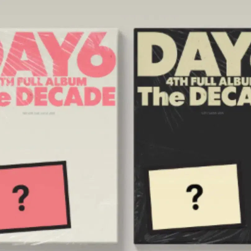 데이식스 The Decade 미개봉 앨범 DAY6 더데케이드