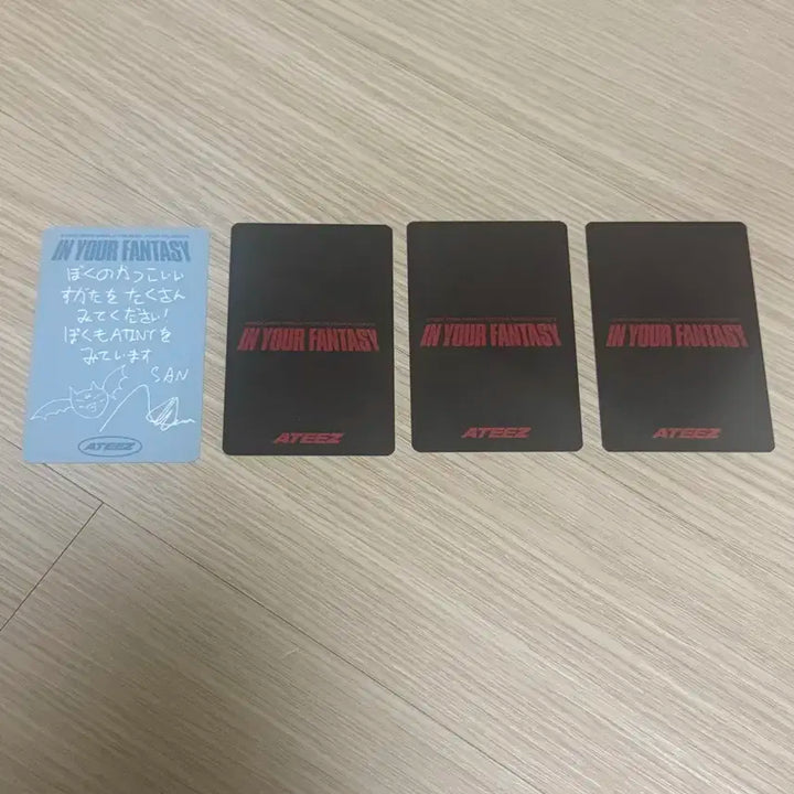 에이티즈 일본 콘서트 MD 랜덤 포카 트레카 + 특전 산 최산