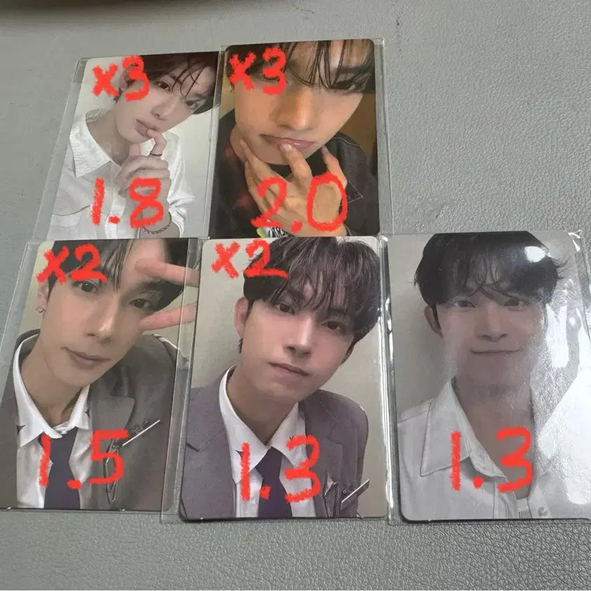 정상현 최립우 김건우 포카 팝니다