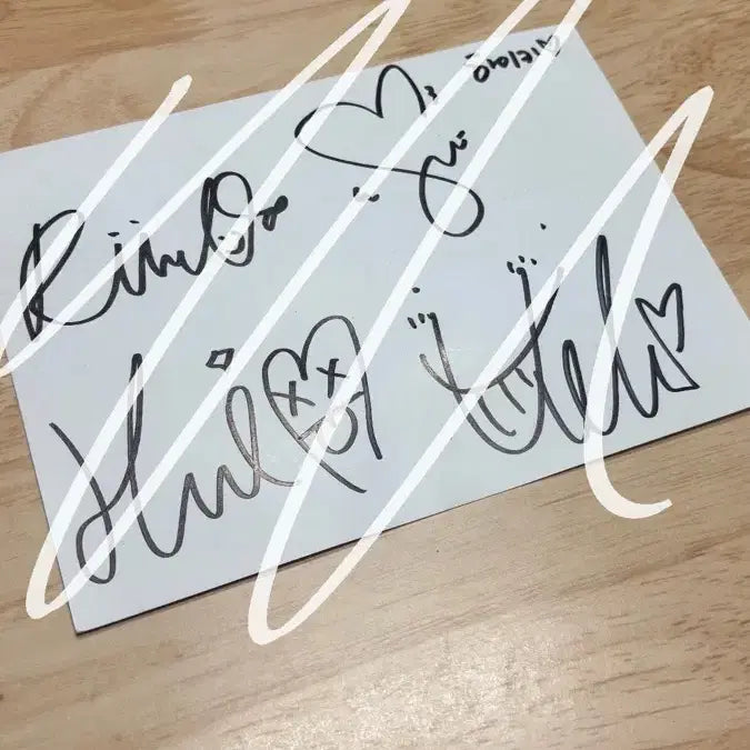 하이키 친필 사인판매