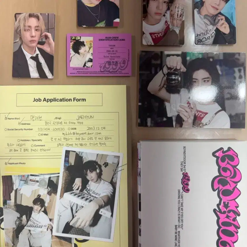 보이넥스트도어 19.99 앨범 (위버스 특전포카 포함)