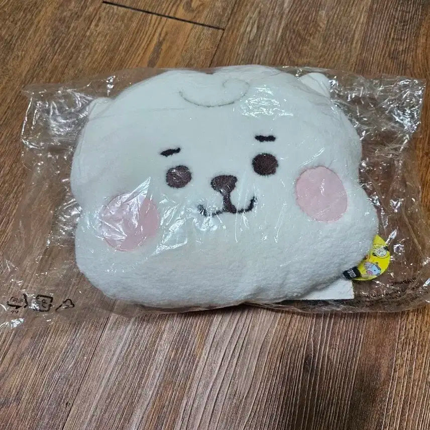 방탄소년단 알제이 얼굴 쿠션 인형  bt21 rj 라인프렌즈