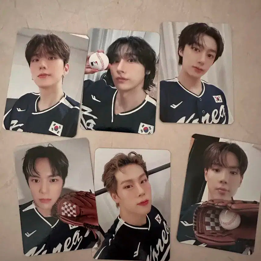 몬스타엑스 메이크스타 2차 야구복 포카세트