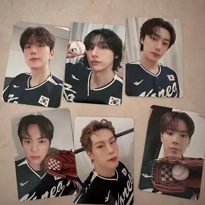 몬스타엑스 메이크스타 2차 야구복 포카세트