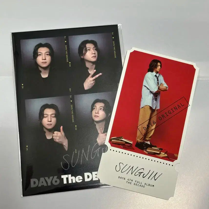 데이식스 더데케이드 네컷사진 성진