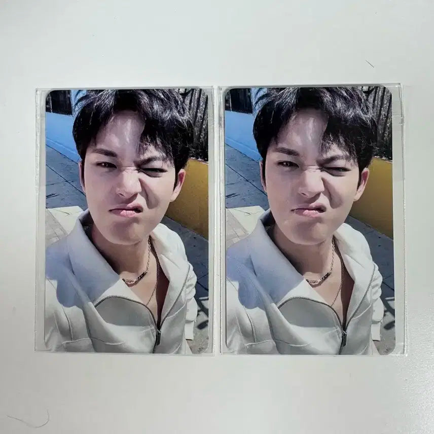 세븐틴 민규 CXM 위드뮤 럭드 포카