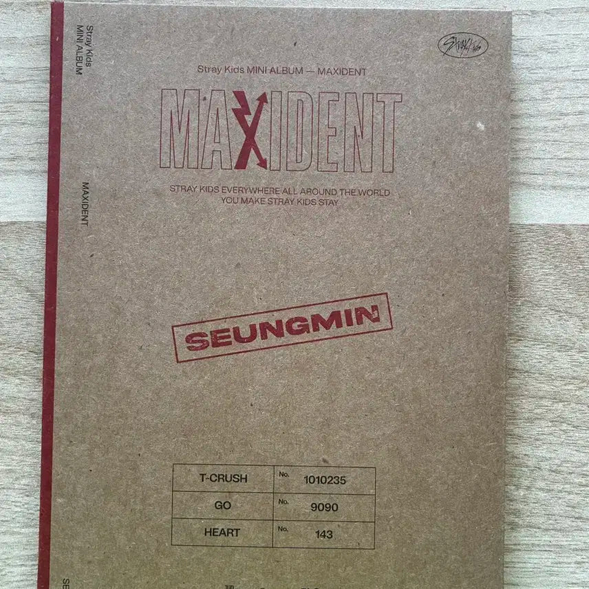 Stray Kids 맥시던트 승민 앨범