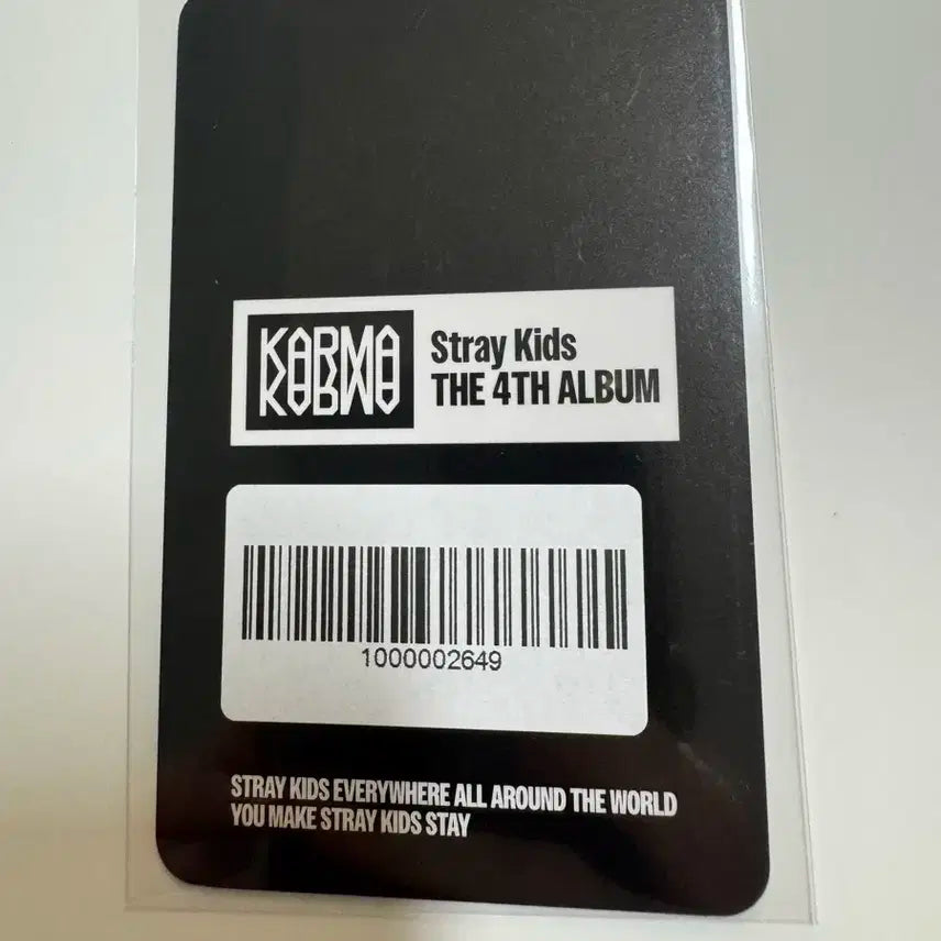 스트레이키즈 스키즈 karma 팬즈샵 아이엔