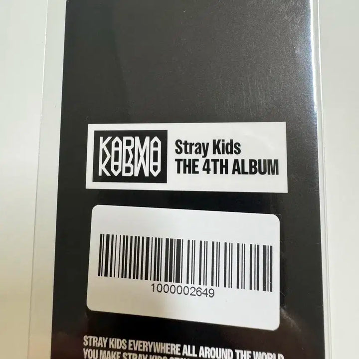 스트레이키즈 스키즈 karma 팬즈샵 리노