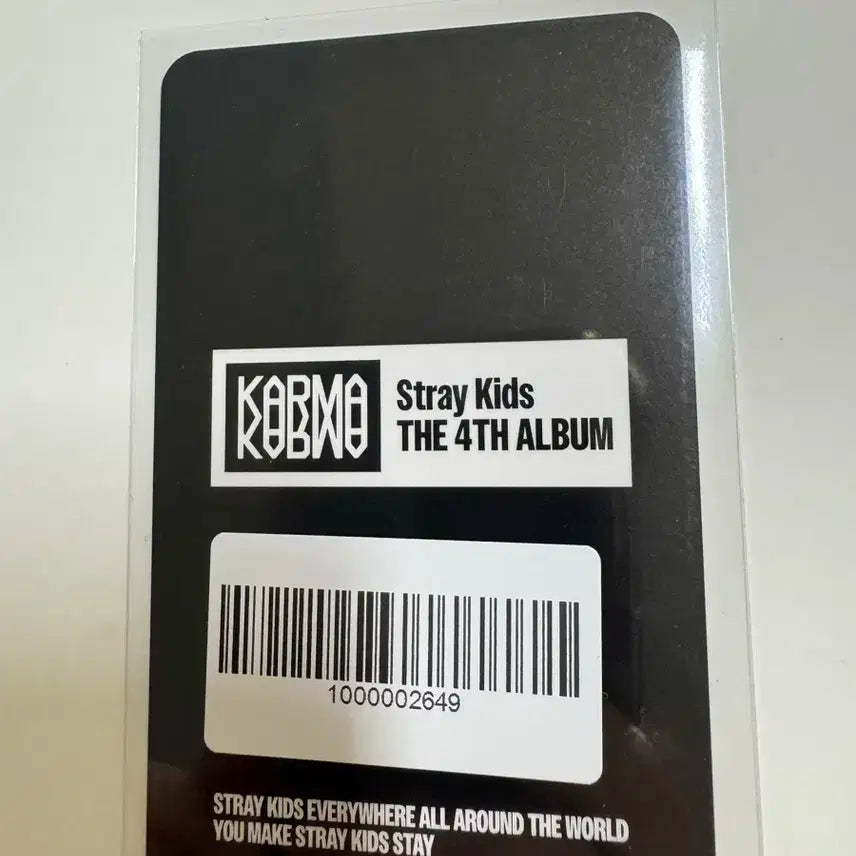 스트레이키즈 스키즈 karma 팬즈샵 승민