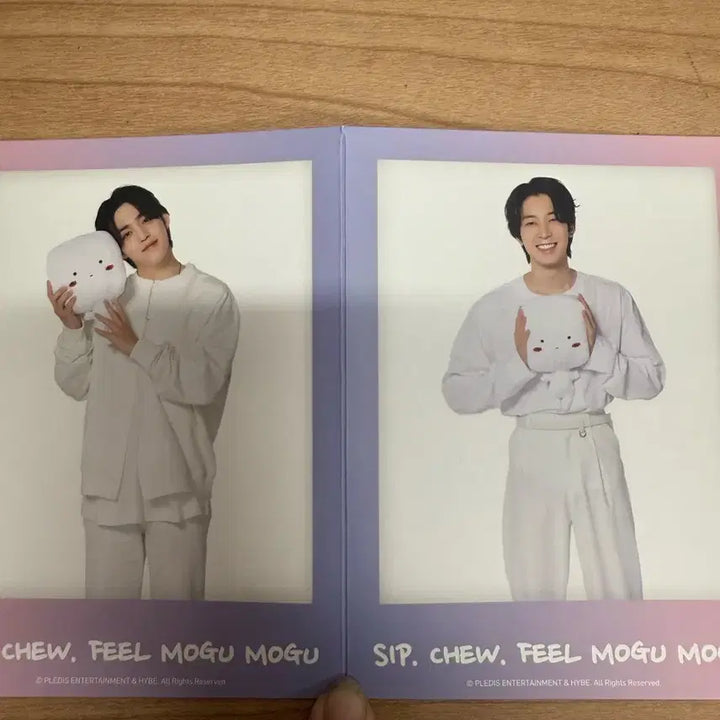 새븐틴 모구모구 콜라보