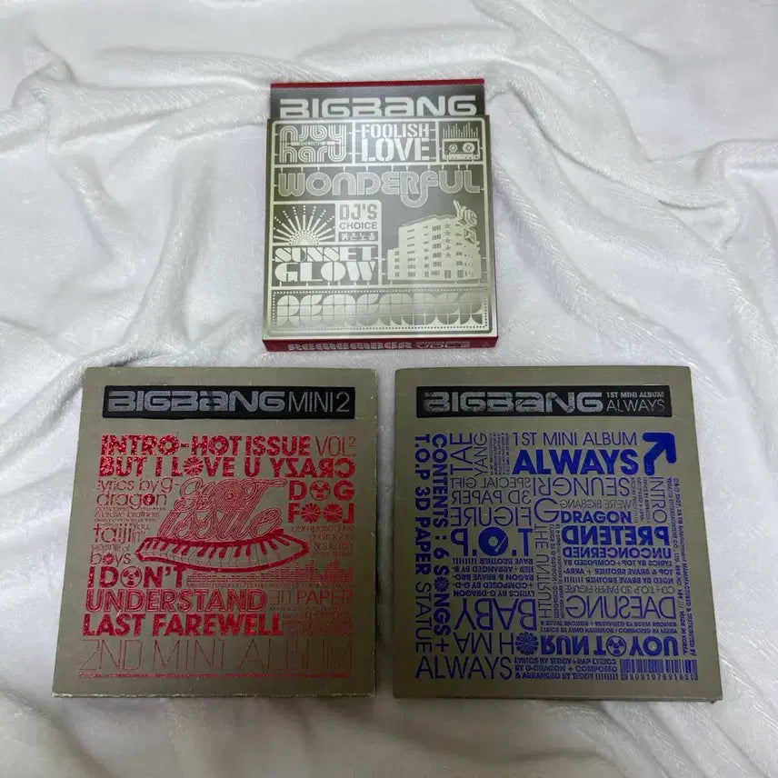 빅뱅 정규 2집+미니1집+미니2집 일괄 리멤버 얼웨이즈 핫이슈