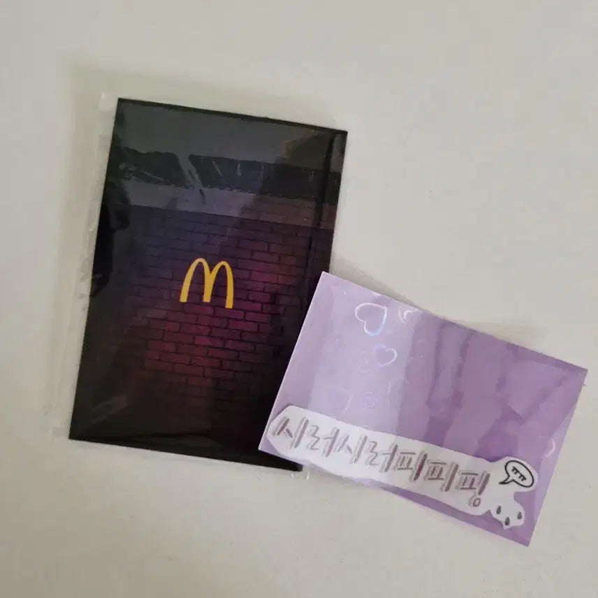 맥도날드 엔시티 NCT 마크 포카 미개봉